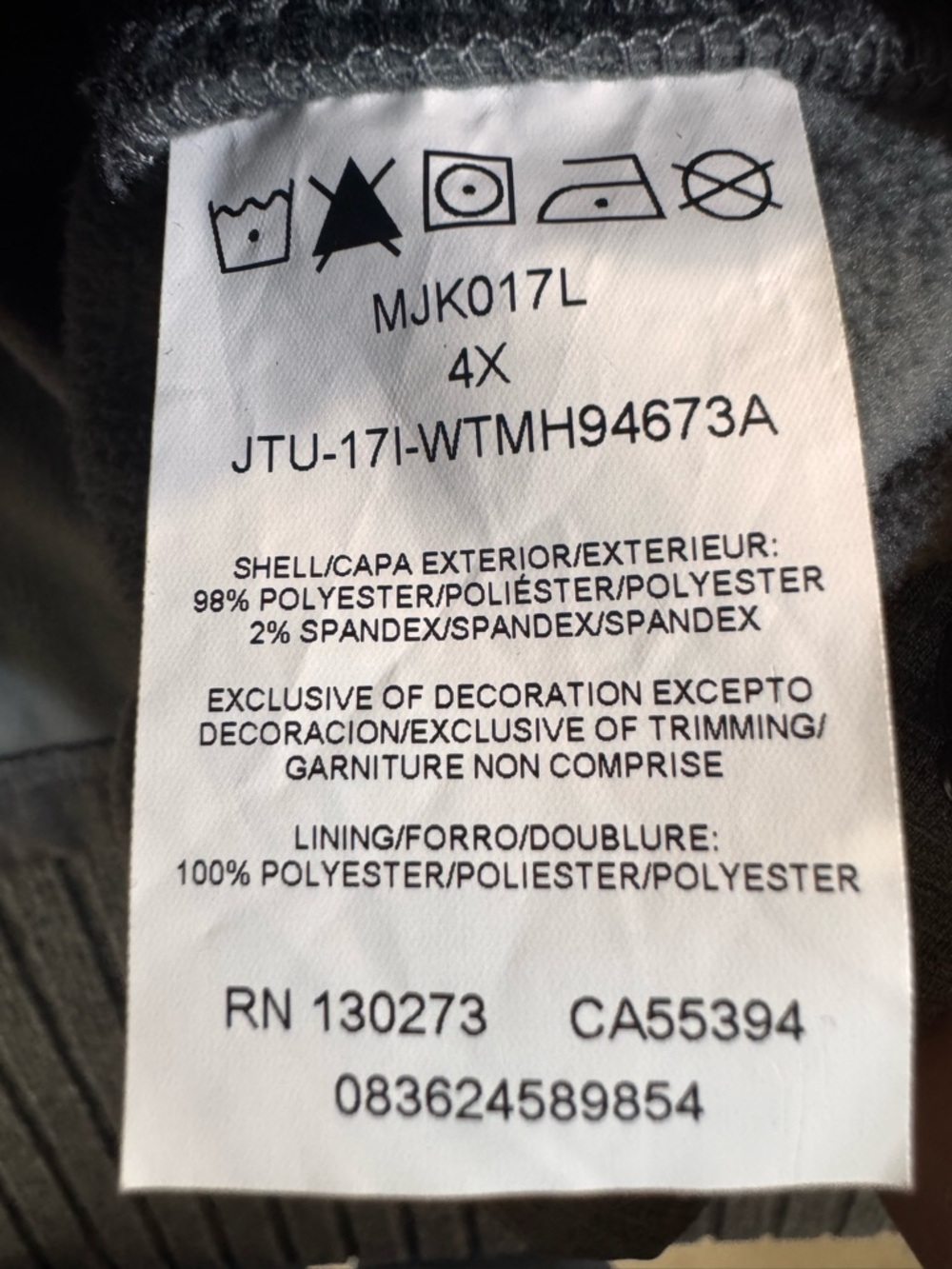 Wrangler Softshell Jacket 4X - Picture 5 of 7